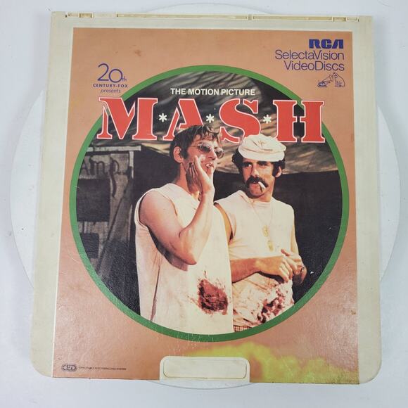 Vintage 1969 MASH RCA SelectaVision Video Disc The Motion Picture 13x14 Inch - Picture 1 of 4